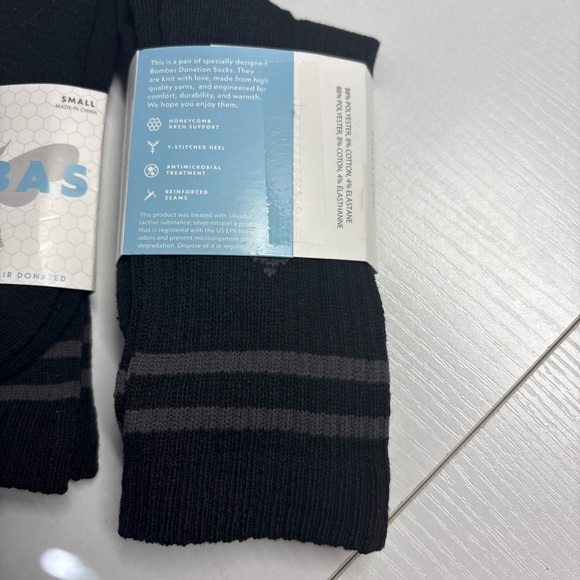6 Pairs-Bombas Size Small Socks - Picture 4 of 6